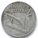 10 лир 1952 Италия - 10 lire 1952 Italy