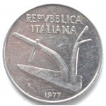 10 лир 1977 Италия - 10 lire 1977 Italy