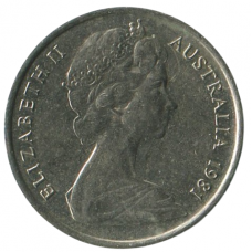 5 центов 1981 Австралия - 5 cents 1981 Australia 5 центов 1981 Австралия - 5 cents 1981 Australia