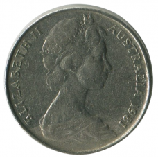 10 центов 1981 Австралия - 10 cents 1981 Australia 10 центов 1981 Австралия - 10 cents 1981 Australia