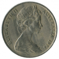 20 центов 1974 Австралия - 20 cents 1974 Australia 20 центов 1974 Австралия - 20 cents 1974 Australia