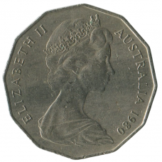 50 центов 1980 Австралия - 50 cents 1980 Australia 50 центов 1980 Австралия - 50 cents 1980 Australia