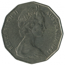 50 центов 1983 Австралия - 50 cents 1983 Australia 50 центов 1983 Австралия - 50 cents 1983 Australia