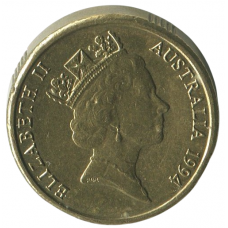 2 доллара 1994 Австралия - 2 dollar 1994 Australia 2 доллара 1994 Австралия - 2 dollar 1994 Australia