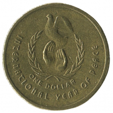 1 доллар 1986 Австралия - 1 dollar 1986 Australia 1 доллар 1986 Австралия - 1 dollar 1986 Australia