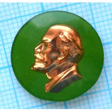 Серия "Портреты" - В.И. Ленин, Стекло, Зеленый