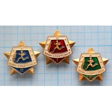 Набор значков Воин-спортсмен, Иголка