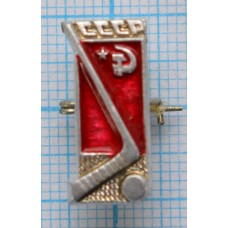 Значок Хоккей с шайбой