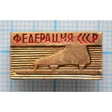 Значок Федерация Конькобежный спорт
