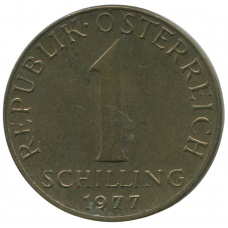 1 шиллинг 1977 Австрия - 1 schilling 1977 Austria