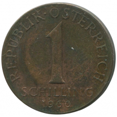 1 шиллинг 1960 Австрия - 1 schilling 1960 Austria