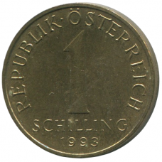 1 шиллинг 1993 Австрия - 1 schilling 1993 Austria
