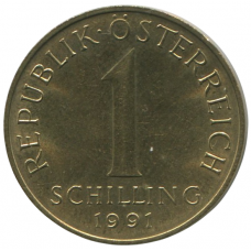 1 шиллинг 1991 Австрия - 1 schilling 1991 Austria