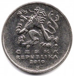 5 крон 2010 Чехия - 5 krone 2010 Czech Republic, из оборота