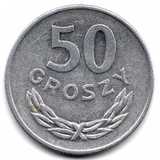 50 грошей 1983 Польша - 50 grosz 1983 Poland, из оборота