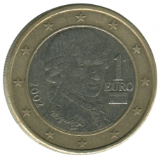 1 евро 2002 Австрия - 1 euro 2002 Austria
