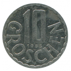 10 грошей 1985 Австрия - 10 groschen 1985 Austria