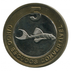 5 конвертируемый эскудо 2005 Кабинда - 5 конвертируемый эскудо 2005 Cabinda