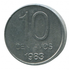 10 сентаво 1983 Аргентина - 10 centavo 1983 Argentina