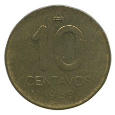 10 сентаво 1988 Аргентина - 10 centavo 1988 Argentina