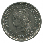 10 сентаво 1983 Аргентина - 10 centavo 1983 Argentina