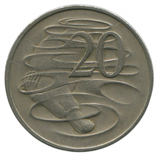 20 центов 1966 Австралия - 20 cents 1966 Australia