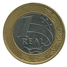 1 реал 2010 Бразилия - 1 real 2010 Brazil