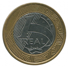 1 реал 2009 Бразилия - 1 real 2009 Brazil