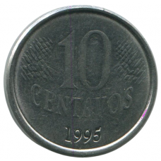10 сентаво 1995 Бразилия - 10 centavos 1995 Brazil