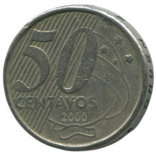 50 сентаво 2000 Бразилия - 50 centavo 2000 Brazil