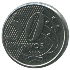 50 сентаво 2002 Бразилия - 50 centavo 2002 Brazil