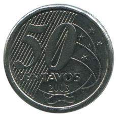 50 сентаво 2003 Бразилия - 50 centavo 2003 Brazil