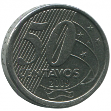 50 сентаво 2009 Бразилия - 50 centavo 2009 Brazil