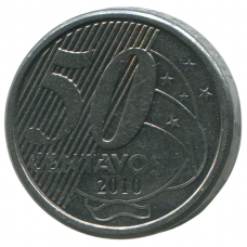 50 сентаво 2010 Бразилия - 50 centavo 2010 Brazil