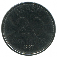 20 сентаво 1987 Бразилия - 20 centavos 1987 Brazil