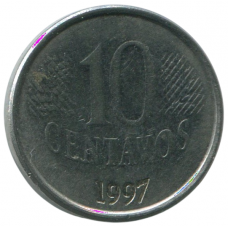 10 сентаво 1997 Бразилия - 10 centavo 1997 Brazil