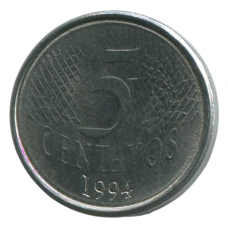 5 сентаво 1994 Бразилия - 5 centavos 1994 Brazil