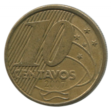 10 сентаво 2007 Бразилия - 10 centavos 2007 Brazil