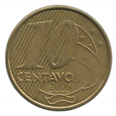 10 сентаво 2006 Бразилия - 10 centavos 2006 Brazil
