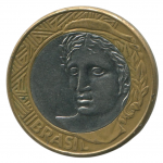 1 реал 2004 Бразилия - 1 real 2004 Brazil