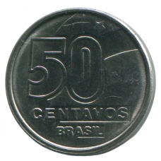 50 сентаво 1989 Бразилия - 50 centavo 1989 Brazil
