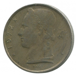 5 франков 1972 Бельгия - 5 francs 1972 Belgium
