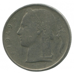 5 франков 1949 Бельгия - 5 francs 1949 Belgium