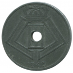 25 сантимов 1946 Бельгия - 25 centimes 1946 Belgium