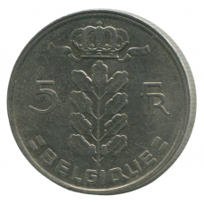 5 франков 1978 Бельгия - 5 francs 1978 Belgium