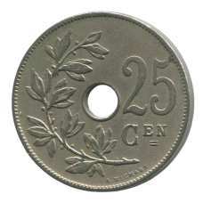 25 сантимов 1913 Бельгия - 25 centimes 1913 Belgium