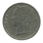 1 франк 1974 Бельгия - 1 franc 1974 Belgium