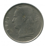 1 франк 1976 Бельгия - 1 franc 1976 Belgium