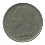 1 франк 1952 Бельгия - 1 franc 1952 Belgium