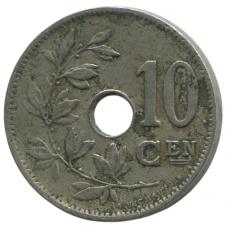 10 сантимов 1929 Бельгия - 10 centimes 1929 Belgium